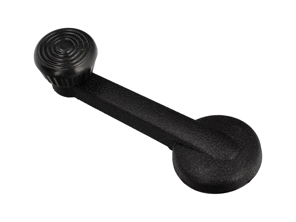 Window handle, Zinc, Black. Porsche 914 - 111837581J, 1138375813 - 8188300200