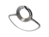 Horn Ring, Chrome. Porsche 356 - 35647208 - 356 47 209