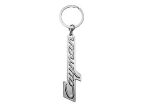 Porsche Key Ring With Cayman Lettering, Silver. - WAP0500350SCAY