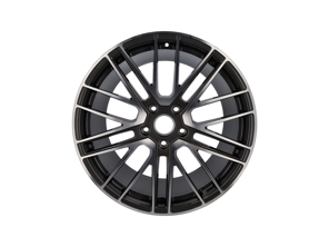 21' 911 turbo design wheel titanium finish Rear 11,5J x 21 ET69. Porsche 971.2 Panamera - 971601025ANOC6