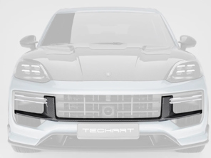 TechArt Carbon Front Grille. Porsche 9YA (E3.2) Cayenne with Sport Design from MY24 - 09Y.121.108.009G, 09Y.121.108.009M - 09Y.121.108.009G, 09Y.121.108.009M