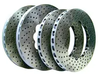 Replacement for CERAMIC Brake Discs DRILLED for Porsche 987 Boxster - 212612170, 212612160, 212612150