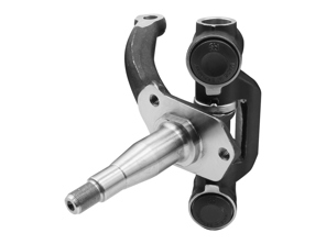 Front steering knuckle with mounting bar. Porsche 356B - 69534104300, 69534104400, 64434165100, 64434165200, 69534199300, 35641446, 644341007 X, 644341008 X - 1641400378, 1641400388