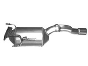 Diesel particle filter. Porsche 957 Cayenne 3.0 Diesel - 7L8131709D, 7L8254400NX, 95511302360, 955113023GX - BM11349