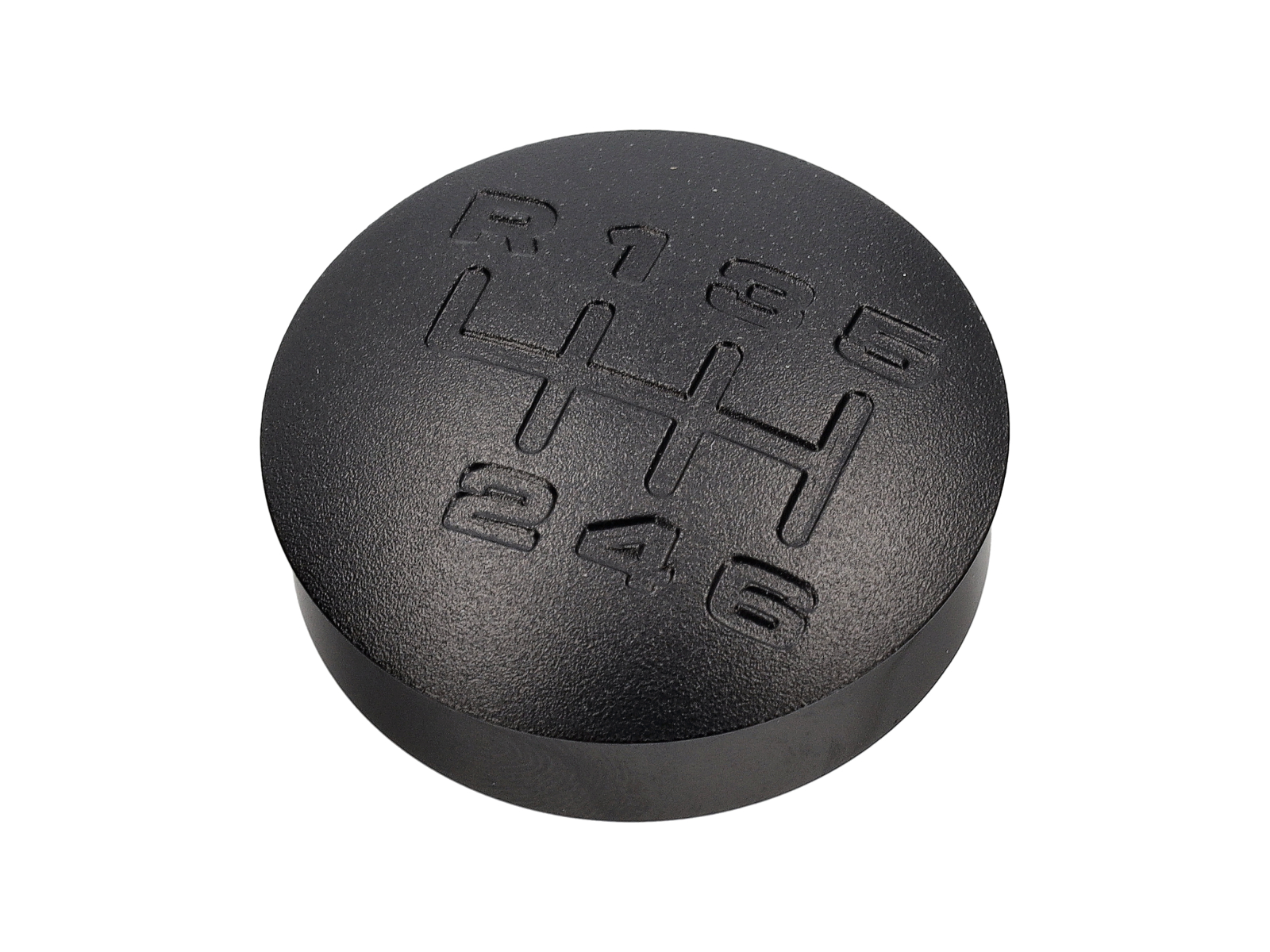 Gear knob insert Alloy engraved Black for Porsche 968 / 993