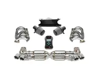 Fabspeed Supersport Performance Exhaust Package STREET Polished Stainless Steel. Porsche 997.2 Turbo / Turbo S - FSPOR9972TSSSXP, FSPOR9972TSHDR, FSPOR9972TSC, FSPOR9972TQDTP, FSPOR9972TCOMPAI, FSPOR9972TET