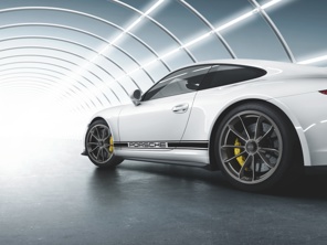 Side decorative stripes with PORSCHE logo. Porsche 991 turbo / GT2 RS / GT3 RS - 99104480165, 99104480166, 99104480167, 99104480168