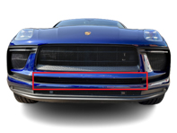 Front bumper stainless steel centre grille ZunSport. Porsche Macan / S / GTS Facelift - ZPR81321, ZPR81321B, ZPR81321, ZPR81321B
