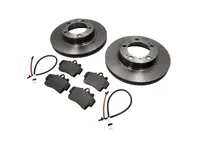 FRONT Brake Pads and Brake Disc Package for Porsche Boxster 986 2.5L / 2.7L 1997-04 - 98735193903, 98635140105, 99661236501, 98735193903BRE, 98635140105BRE, P65007, 98635139311, 98635193911, 98635193913, 98635193915, 98735193902, 98735193904, 09948211, 99661236500