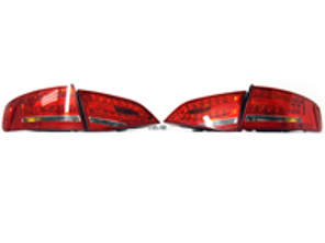Rear Indicator Units LED Red / Clear AUDI A4 B8 - 1018995, 0001018995