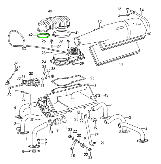 Buy Porsche 924 (19771988) Fuel Distributor / Metering Head Design 911