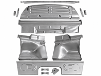 REAR SEAT SECTION KIT PORSCHE 911 1972-89 915 GEARBOX - 91150195200, 91150199000, 91150199100, 1680250310, 91151203585, 90150308140, 91150195150, 91150208100, 91150100020