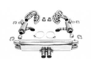 CARGRAPHIC GT Sport Exhaust System Backdate With ID42 GT Manifold Set, With Heating, No Valves GT3 Look. Porsche 964 Carrera 2/4/RS - 96411104504, 96411104605, 96411104502, 96421103905, 96421103932, 96421104004