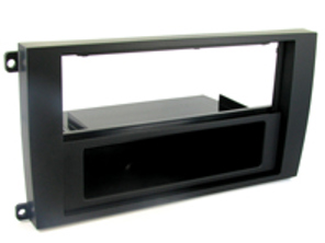 Double Din Fascia Plate (Black). Porsche 955/957 Cayenne 2002-10 - CT24PO01