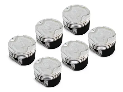 Wössner forged high compression piston kit. Porsche 986 Boxster 2.5L - 99610303111, 99610303112 - K9568DA