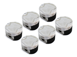 Wössner forged high compression piston kit. Porsche 986 Boxster 2.5L - 99610303111, 99610303112 - K9568DA