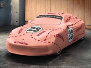 Car Cover Indoor OE, with Pink Pig design. Porsche 992 (911) GT3 with Touring-Package - 99204401218