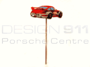 Stick Pin 'Porsche 911 GT2' Red