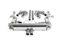 CARGRAPHIC GT Sport Exhaust System Backdate With ID45 GT Manifold Set, Heating, No Valves GT3 Look. Porsche 964 Carrera 2/4/RS - 96411104504, 96411104605, 96411104502, 96421103905, 96421103932, 96421104004