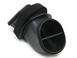 Hot air elbow, upper. Porsche 964 / 993 - 96457204600, 96457204500