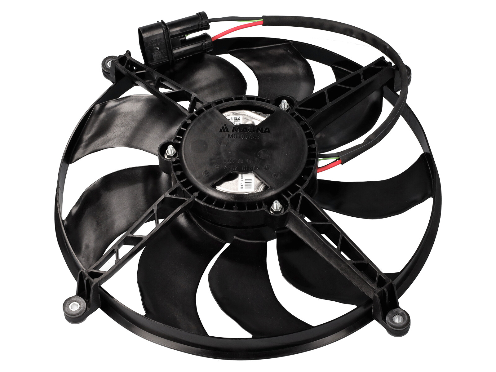 Radiator cooling fan 650W with carrier. Porsche 992.1 992959447A ...