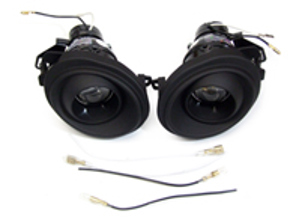 FOG LAMP LIGHTS PROJECTOR STYLE BLACK BMW 3/5 SERIES E46 / E39 (SPORT BUMPER ONLY) (PAIR) - 0001223588, 1223588