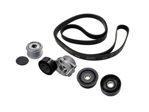 Drive Belt and Pulley Kit. Porsche 95B.1 Macan Diesel - 958903137, 95510211801, 95510211921, 958903133, 94660395500/1
