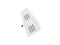 Rennline Aluminium Dead Pedal with Porsche Crest Rubber Grip. Porsche Panamera - P102C