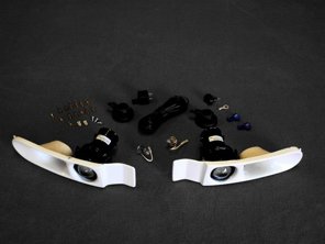 Front Brake Air Ducts turbo S style with fog lamps. Porsche 993 - 99363198000, 99363198001