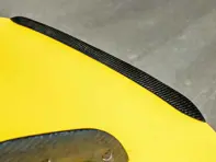 Mini Gurney Flap for OEM wing in Dry Carbon Fibre. Porsche 718 Cayman GT4 RS - SRMGFOEM