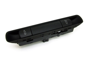 Bonnet and rear lid opener switch panel. Porsche 987 Boxster / 987C Cayman / 997 - 99761310502A05, 99761310501A05, 99761310500A05, 99761310502, 99761310501, 99761310500, 99761310503A05 - URO-015140, KD-299