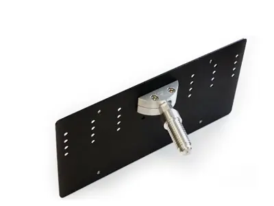 Rennline Tow hook receiver - Billet license plate mount. Porsche 981 - E1070.117 981, E1070.117 981 EURO, E1070.117981, E1070117981, E1070117981EURO