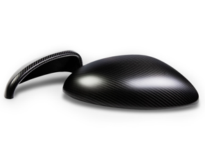TechArt carbon fibre door mirror covers, LHD. Porsche 718 Boxster and Cayman - 082.121.320.009G, 082.121.320.009M, 982858653G2X, 982858654G2X, 982858653AG2X, 982858654AG2X