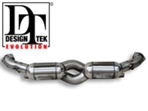 Exhaust Catalytic Converter Pipes for Porsche 997 DesignTek Evolution
