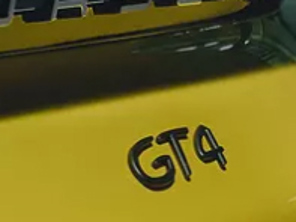 GT4 rear badge, in Back. Porsche 718 (982) Cayman GT4 - 98204480084041