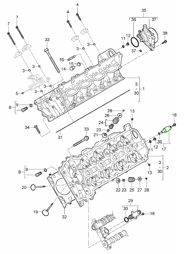 Buy Porsche Macan (95B) MK1 (20142018) Macan Turbo 3.6L V6 400Bhp Camshaft covers / Gaskets