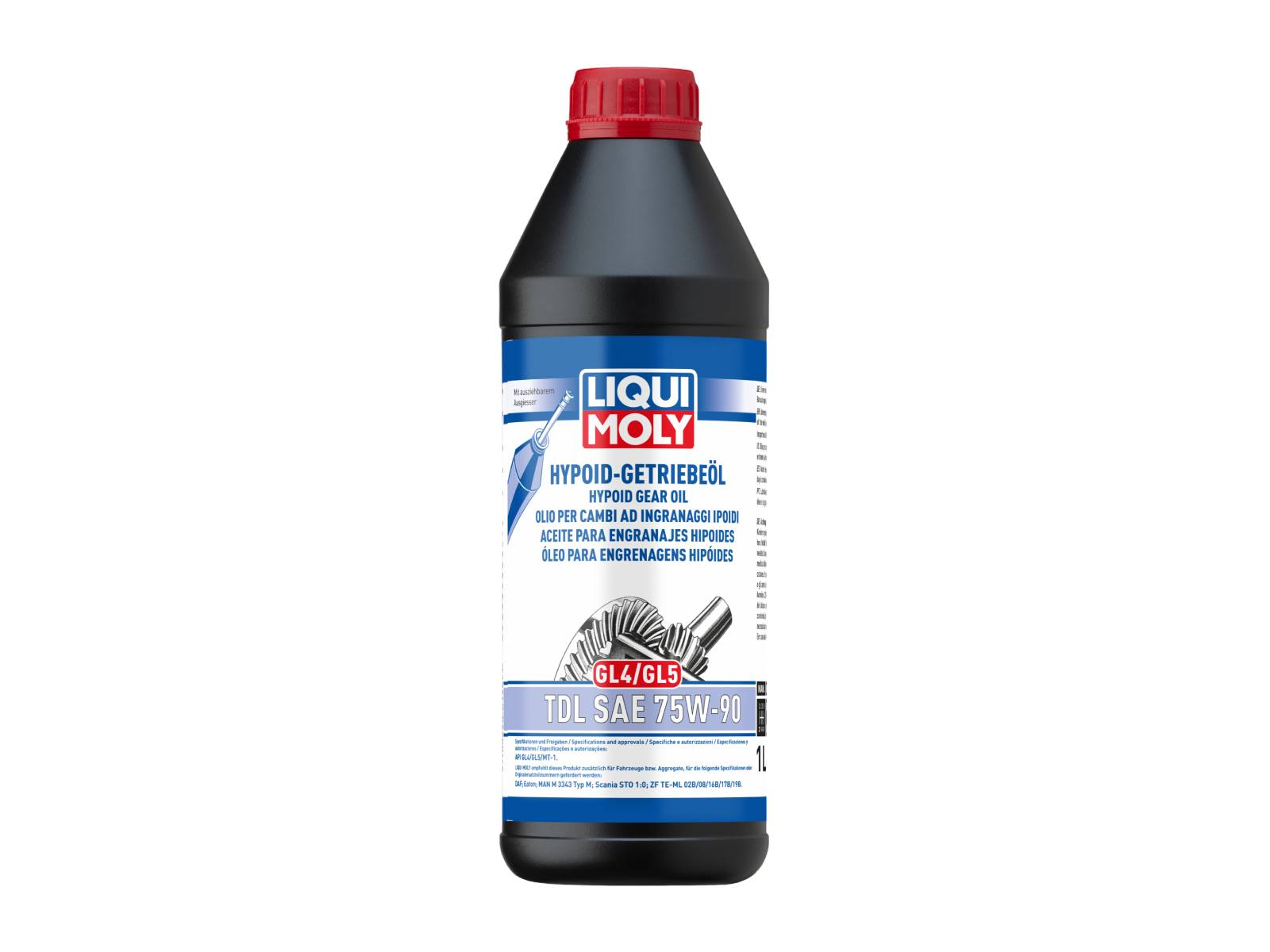 LIQUI MOLY Hypoid Gear Oil (GL4/5) TDL SAE 75W-90 Gearbox Oil - 1407, 1408