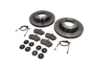 REAR Brake Pads and Brake Disc Package. Porsche 987 Boxster S / Cayman S - 98635293911, 98635240301, 98735240301, 98735240300, 98735293901, 98735293900, 99635208602, 98635293911BRE, 98661236501, 98635240301BRE, 99635208600