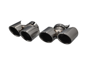 DesignTek Exhaust tail pipes in Chrome for Porsche 991.2 C2 / C4 3.0L - 992251187Q, 992251187AJ, 992251187AA, 992251188Q, 992251188AJ, 992251188AA, 992251187M, 992251187BA, 992251188M, 992251188BA, 992251188R, 992251187C, 992251187AS, 992251187AE, 992251188C, 992251188AS, 992251188AE, 992251187J, 992251187AT, 992251187AF, 992251188J, 992251188AT, 992251188AF
