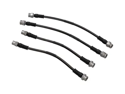 Brake hoses Braided stainless steel (Set of 4) Front & Rear Porsche 964 - 91135508700, 91135508701, 91135508702, 99335513900, 99335513901, 99335513902
