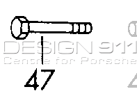 Shock Absorber Hexagon-Head Bolt. Porsche 911/912 - 90008211002